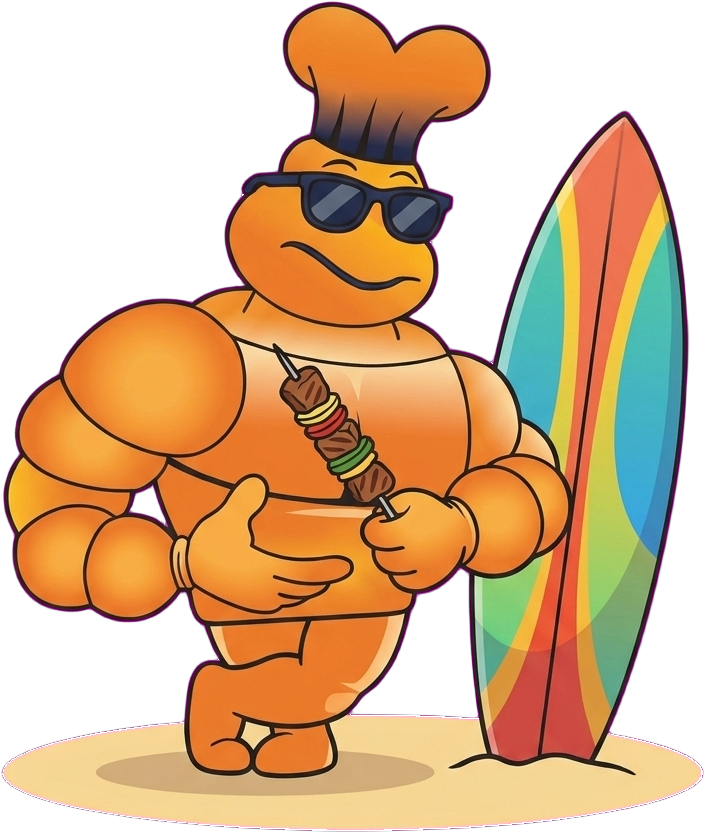 Ali's BBQ mascot