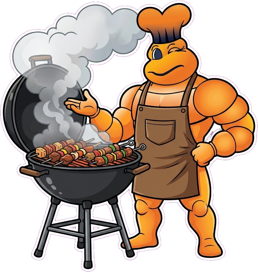 Ali's BBQ mascot